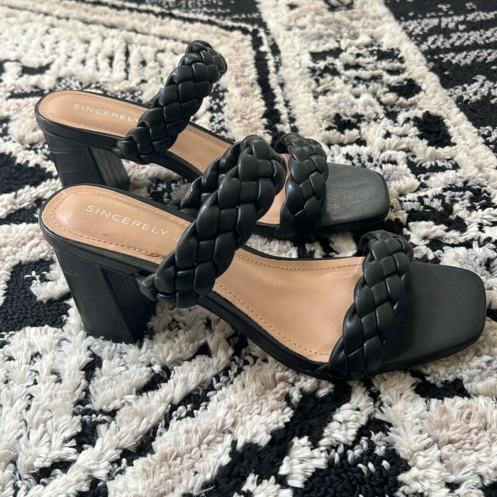 Sincerely Jules Braided Heeled Sandals
